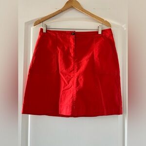 Boden Coral A-Line Skirt